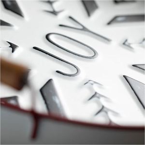 Plateau de service de table basse en métal blanc pour la décoration de la maison hôtel restaurant bar ustensiles de cuisine décor de table fabriqué en Inde vente en gros - Product Image 3