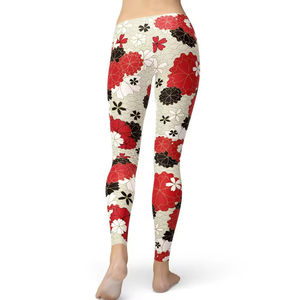 Legging de sublimation pour femme entièrement personnalisé, séchage rapide, meilleure qualité, extensible, pour la course à pied et l'entraînement - Product Image 6