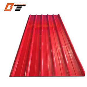 Prepainted צבע מצופה אבץ אלומיניום גיליון פלדה גלי Ibr Ppgi מתכת מגולוון פלדת קירוי גיליון - Product Image 4