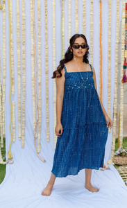 Nueva moda mujer sin mangas A-line vestido verano Simple cintura alta Maxi vestido señoras vestidos elegantes ropa mujer al por mayor - Product Image 5