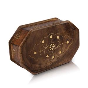 Wholesale Portable Travel Small Walnut <b>Wood</b> Jewelry Organizer Storage Box <b>for</b> Earrings Necklaces <b>Rings</b> Bracelets By HF <b>CRAFTS</b> - Product Image 4