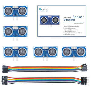 HC-SR04 โมดูลเซ็นเซอร์อัลตราโซนิก (5 ชุด) - Product Image 1