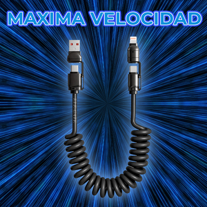 Cavo USB a Tipo C a Spirale per Auto da 240W, Ricarica Rapida, Nuovo di Zecca per Telefoni Cellulari, Uscita DC - Product Image 5