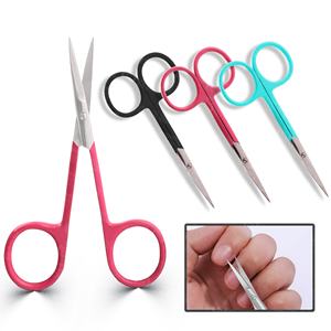 Ciseaux à cuticules professionnels de précision à pointe fine en acier inoxydable pour manucure et soins des ongles, usage en salon, vente en gros directe d'usine OEM - Product Image 1