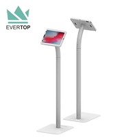 LSF01-H yüksek kaliteli özelleştirilebilir Kiosk dokunmatik ekran zemin ayakta dokunmatik ekran Tablet Kiosk için duruyor iPad kılıfı 10.9 11"
