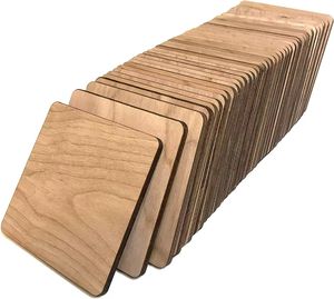 Dessous de table imprimés décoration de table haute sous-verres en bois de table personnalisés pour la maison ensemble de sets de table 4 pièces - Product Image 4