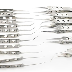 Pinzas de ojo con logotipo personalizado OEM más vendidas Pinzas de ojo de etiqueta privada tipo punta puntiaguda de acero inoxidable de calidad 100% - Product Image 6