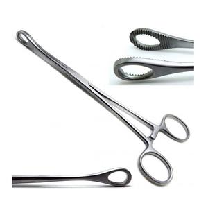 Juego de Instrumentos Quirúrgicos Manuales con Pinzas de Esponja de 24 cm Rectas - Product Image 6