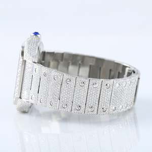 Moissanite นาฬิกาฮิปฮอปเย็นแบบพรีเมี่ยม VVS Moissanite ดูเคลื่อนไหวอัตโนมัติเต็มรูปแบบ - Product Image 3