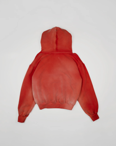 Sweat-shirt à capuche d'hiver personnalisé OEM pour homme, haute qualité, en polyester/coton épais, délavé au soleil, délavé à l'acide, délavé à la pierre, 350 g/m² - Product Image 2