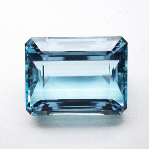 หินอความารีนเจียระไนทรงแปดเหลี่ยมทรงเหลี่ยมเพชรพลอยสีฟ้าขนาดใหญ่สีฟ้าแบบเหลี่ยมเพชรพลอยเพชรพลอยธรรมชาติสำหรับใช้ทำเครื่องประดับ - Product Image 4