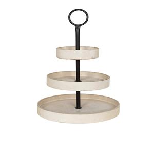 La mejor tendencia, personalizable, soporte de exhibición de pastel de Metal de lujo galvanizado, diseño redondo hecho a mano con estilo moderno para fiesta - Product Image 4