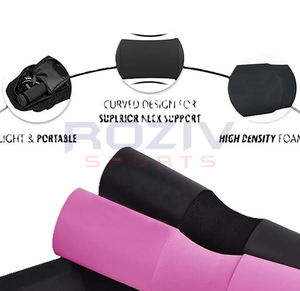 แผ่นรองสควอทคุณภาพสูง ปรับได้ ระบายอากาศดี สวมใส่สบาย สำหรับยกน้ำหนักในยิม บุด้วยไนลอน  รับสกรีนโลโก้ แผ่นรองไหล่สำหรับสควอท - Product Image 2