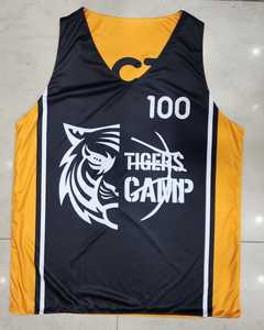 Camiseta de baloncesto reversible ligera de alta calidad para hombre, uniforme de baloncesto de poliéster 100% - Product Image 3