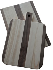 Tabla de cortar de madera de acacia de uso diario, 2 uds., tabla de queso de madera maciza, tabla de cortar de frutas rectangular, cocina - Product Image 2