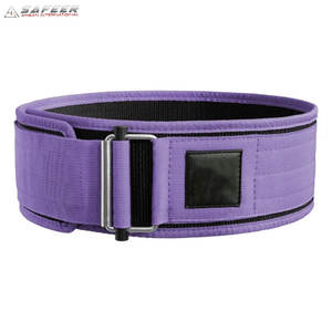 เข็มขัดยกน้ำหนักผ้าไนล่อน100% แฟนซีเข็มขัดยกน้ำหนักแบบไม่ใช้หนังอุปกรณ์เพื่อความปลอดภัยในการออกกำลังกายงานตามสั่ง - Product Image 6