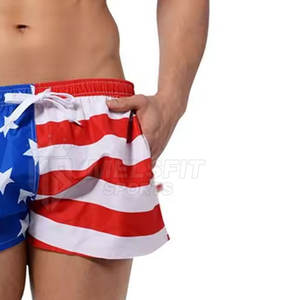 Lightweight <b>Men's</b> <b>Shorts</b> Soft Breathable Fabric <b>Elastic</b> <b>Waist</b> Closure Solid Pattern for Travel Sports Relaxing Casual Wear - Product Image 6