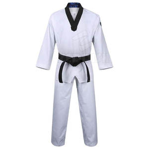 2025 Uniformes de judo de la mejor calidad hechos a medida lisos con logotipo personalizado Venta al por mayor Trajes de Judo para artes marciales - Product Image 1