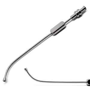 Instruments chirurgicaux Tube d'aspiration Ent Frazier 8fr 2.6mm 18cm Tube d'aspiration abdominale Poole inoxydable Haut chirurgical de notre produit - Product Image 1