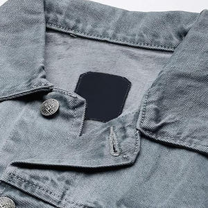 La más vendida nueva llegada al aire libre OEM hombres invierno Jeans chaquetas para Casual/último diseño precio más barato hombres Denim Jeans chaquetas - Product Image 5