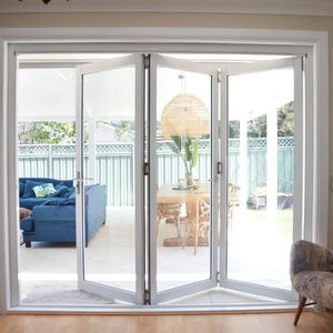 Holcom Vietnam Porte à double pli en aluminium à rupture thermique-Verre isolé, système de pliage robuste - Product Image 1