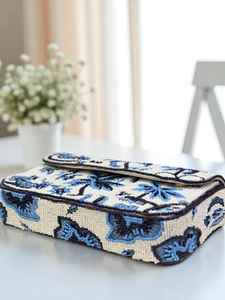 Sac à perles multicolores avec poignée, sac à main, sac à main décontracté, artisanat indien, fait à la main, sac baguette, - Product Image 3