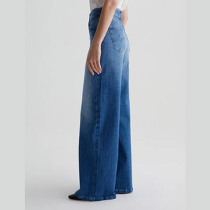 Pantalones vaqueros holgados informales para mujer, pantalones de mezclilla de pierna ancha holgados de cintura alta, ropa de moda de estilo callejero, personalizada - Product Image 4