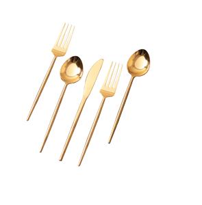 Juego de cubiertos de restaurante occidental europeo, bandejas de Servicio de cubiertos de boda modernas y duraderas ecológicas de acero inoxidable - Product Image 3