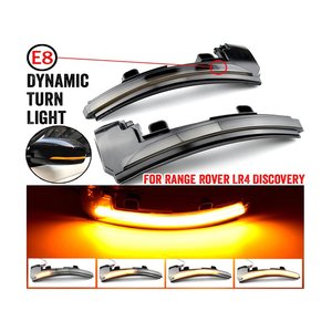 Kit indicatore dinamico sequenziale a LED per specchietto retrovisore per Land Rover Discovery 4 Range Rover Sport Evoque Smoke Lens - Car - Product Image 3
