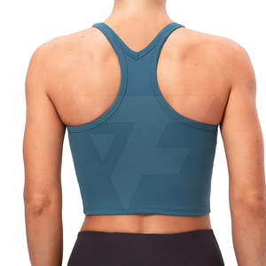 Sujetador Deportivo Personalizado con Logotipo para Mujer, de Alta Calidad, Ligero, Transpirable, Ecológico, de Spandex/Poliéster con Transferencia de Calor - Product Image 4