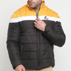 Nouvel arrivage en usine d'une veste d'hiver à manches longues pour hommes avec vestes d'hiver imprimées avec logo personnalisé - Product Image 1