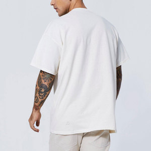 Venta al por mayor de camisetas de talla grande para hombre, Cuello clásico, logotipo personalizado, transpirable, algodón liso, estampado en 3D, camisetas clásicas con cuello - Product Image 2