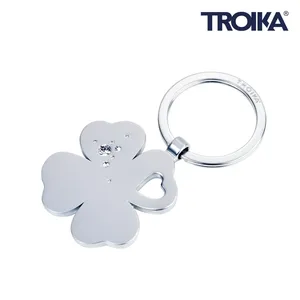 พวงกุญแจคริสตัลสวารอฟสกี้รูปโคลเวอร์แบบส่วนตัว - Product Image 1