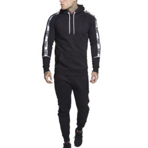 Offre Spéciale hommes hiver surdimensionné coton survêtement ensemble respirant imprimé en détresse broderie à capuche survêtement ensemble - Product Image 3