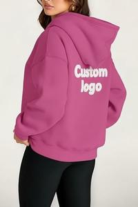 New arrival Soft Fleece <b>Women's</b> Hoodie with Bold Fighting Print, Cozy Oversized Pullover <b>Sweatshirt</b> Made in Bangladesh - Product Image 2