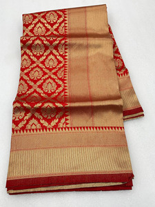 Vente chaude mariage Festival porter mariée Banarasi doux soie Saree fournisseur indien disponible au prix de gros dernier Saree - Product Image 6