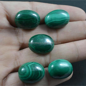 Cabujón de forma ovalada suave de malaquita Natural súper increíble, cabujón de piedras preciosas sueltas para una increíble Fabricación de joyas de la mejor calidad para regalo - Product Image 3