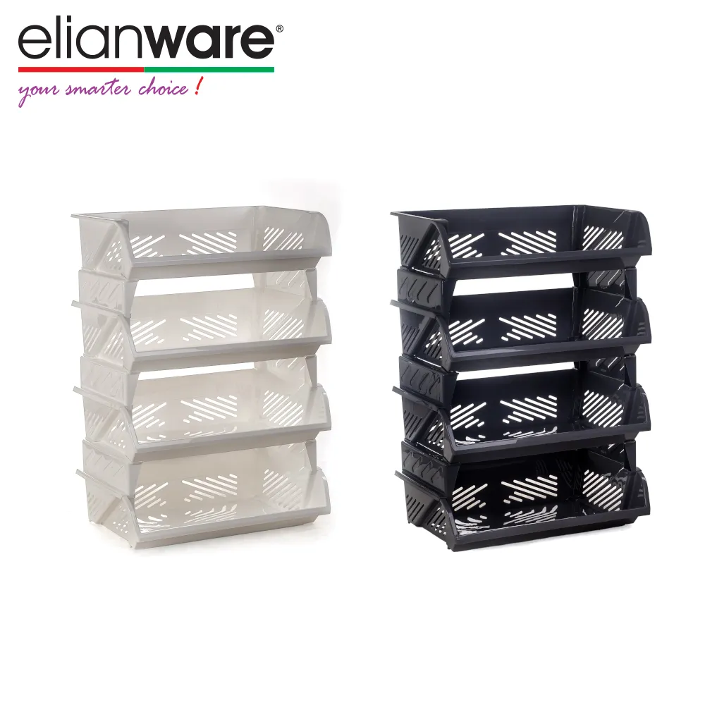 Elianware durevole stabile Stand in grado multiuso espositore al dettaglio scaffale in plastica scaffale di stoccaggio