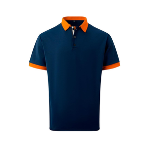 Camiseta de polo de algodón y poliéster para hombre más vendida, camiseta de lona con patrón sólido de alta calidad con estilo - Product Image 2