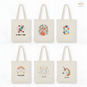 Sac fourre-tout en polyester personnalisable de haute qualité 10oz sac cadeau réutilisable durable en vrac écologique OEM vente en gros Yokebud - Product Image 6