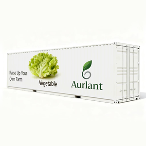 Système de culture hydroponique en conteneurs pour légumes à feuilles vertes - Agriculture verticale pour la laitue, les épinards, le chou frisé et plus encore - Product Image 1