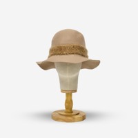 Sombrero Formal Premium para mujer, duradero y cómodo, Cloche de fieltro suave, elegancia Vintage para la temporada de invierno, tamaño adulto