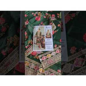 Collection de Soie de Luxe ANEELA 2025 Satin Vert-LUX15 TC-1404 - Product Image 2