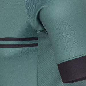 Maillot de Ciclismo Transpirable con Protección UV para Hombre, 100% Poliéster, Diseño Sublimado, Cuello en V, Sin Mangas, para Carreras - Product Image 4