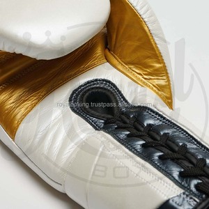 Guantes de combate ultraligeros de cuero PU de 8oz con logotipo personalizado, protección contra impactos de Gel de triple densidad para artes marciales de boxeo - Product Image 6
