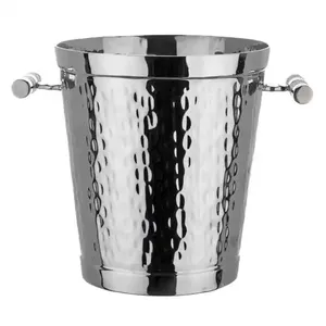 <b>Gold</b> And Black Double Wall Party Wine <b>Bucket</b> Best Price Black Coated Beer and Wine Bottle Cooling <b>Ice</b> <b>Bucket</b> With Lid Handle - Product Image 4