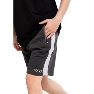 Pantalones cortos y camisas de compresión de poliéster de cintura media tejidos para hombre OEM ODM, venta al por mayor personalizada, servicios de procesamiento de ropa de Vietnam - Product Image 3