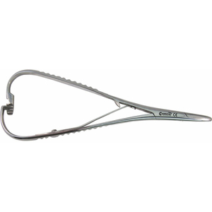 เครื่องมือผ่าตัด 14 ซม.สแตนเลส Mathieu ผู้ถือเข็มจัดฟันทองชุบ Handle - Product Image 1