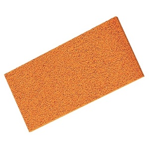 Tampon en caoutchouc éponge rouge grossier L280xW140xD10mm – Catégorie de produits : Tampons à récurer - Product Image 1