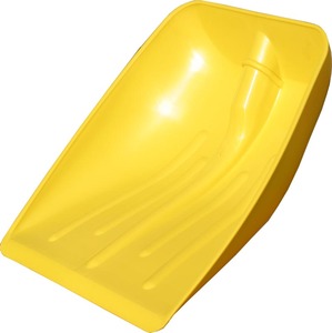 Pala Multiuso in Polipropilene per Neve Cm. 41x38 Col. Giallo - Product Image 1